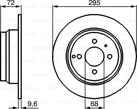 BOSCH 0 986 478 640 - Тормозной диск autosila-amz.com