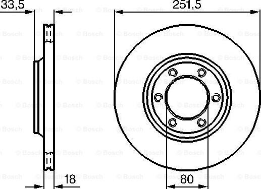 BOSCH 0 986 478 658 - Тормозной диск autosila-amz.com