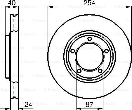 BOSCH 0 986 478 663 - Тормозной диск autosila-amz.com