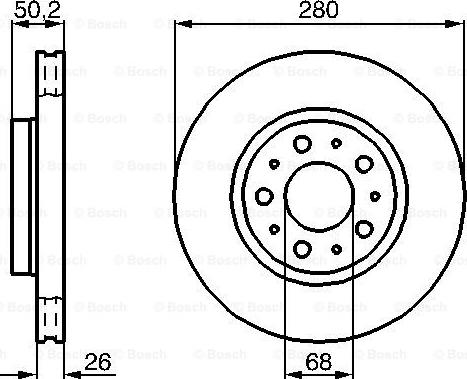 BOSCH 0 986 478 603 - Тормозной диск autosila-amz.com