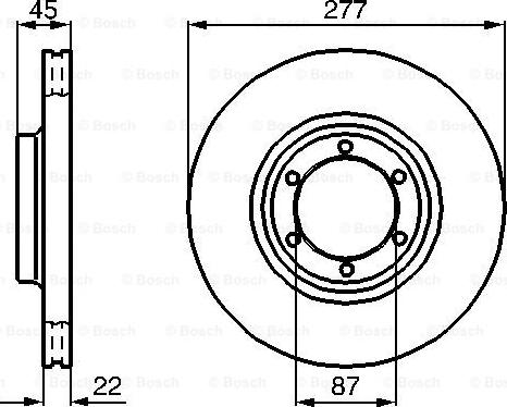 BOSCH 0 986 478 635 - Тормозной диск autosila-amz.com