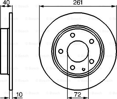 BOSCH 0 986 478 633 - Тормозной диск autosila-amz.com