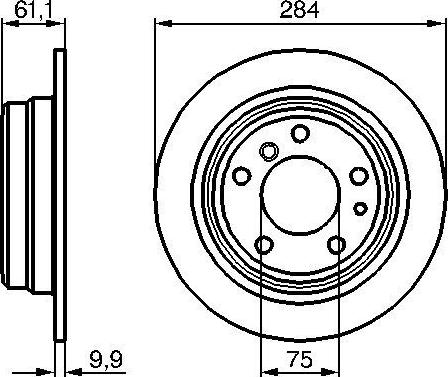 BOSCH 0 986 478 044 - Тормозной диск autosila-amz.com