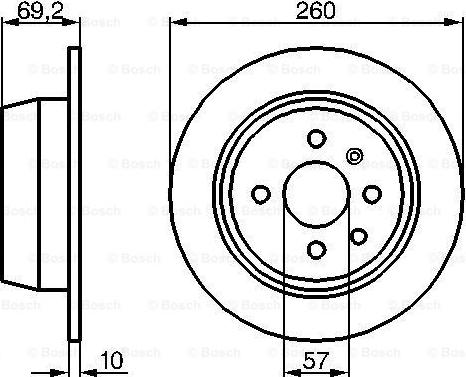 BOSCH 0 986 478 086 - Тормозной диск autosila-amz.com