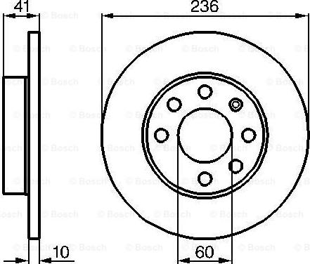 BOSCH 0 986 478 080 - Тормозной диск autosila-amz.com