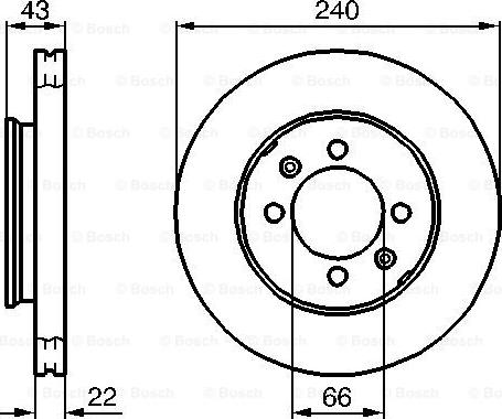 BOSCH 0 986 478 813 - Тормозной диск autosila-amz.com