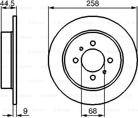 BOSCH 0 986 478 836 - Тормозной диск autosila-amz.com