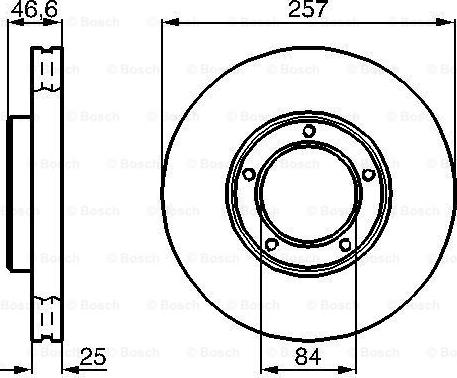 BOSCH 0 986 478 397 - Тормозной диск autosila-amz.com