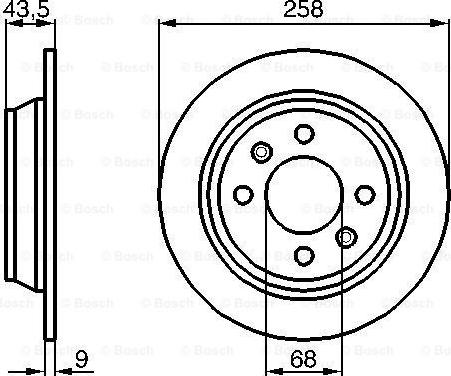 BOSCH 0 986 478 374 - Тормозной диск autosila-amz.com