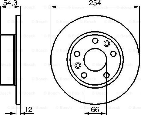 BENDIX 561297 B - Тормозной диск autosila-amz.com