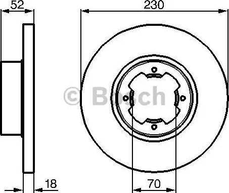 BOSCH 0 986 478 285 - Тормозной диск autosila-amz.com