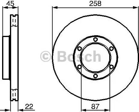 BOSCH 0 986 478 271 - Тормозной диск autosila-amz.com