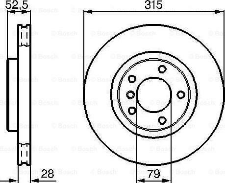 BOSCH 0 986 478 762 - Тормозной диск autosila-amz.com