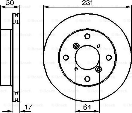 BOSCH 0 986 478 721 - Тормозной диск autosila-amz.com