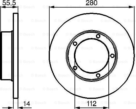 BOSCH 0 986 478 770 - Тормозной диск autosila-amz.com