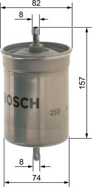 BOSCH 0 986 4B2 008 - Фильтр топливный autosila-amz.com