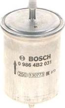 BOSCH 0 986 4B2 031 - Топливный фильтр autosila-amz.com
