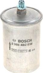 BOSCH 0 986 4B2 038 - Топливный фильтр autosila-amz.com