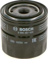 BOSCH 0 986 4B7 033 - Масляный фильтр autosila-amz.com