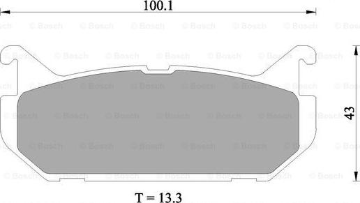 BOSCH 0 986 505 915 - Тормозные колодки, дисковые, комплект autosila-amz.com