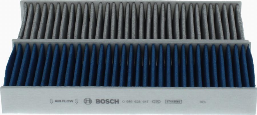 BOSCH 0 986 628 647 - Фильтр воздуха в салоне autosila-amz.com