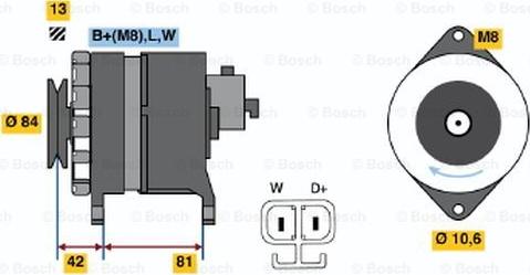 BOSCH 0 986 043 941 - Генератор autosila-amz.com