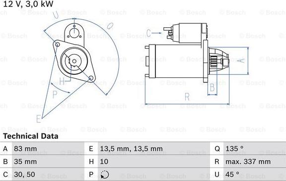 BOSCH 0 986 012 420 - Стартер autosila-amz.com