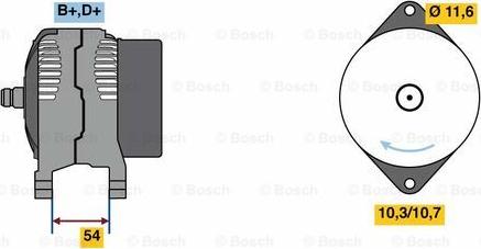 BOSCH 0 986 080 630 - Генератор autosila-amz.com