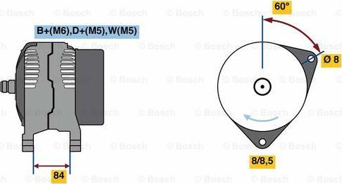 BOSCH 0 986 080 820 - Автозапчасть autosila-amz.com