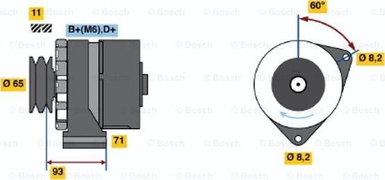 BOSCH 0 986 039 150 - Автозапчасть autosila-amz.com