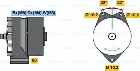 BOSCH 0 986 036 920 - Генератор autosila-amz.com