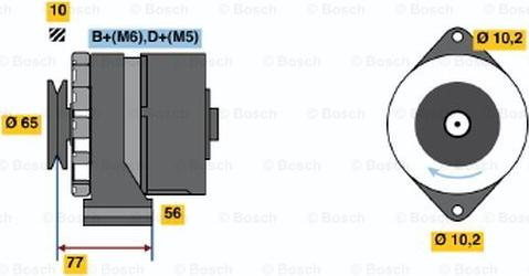 BOSCH 0 986 038 190 - Генератор autosila-amz.com