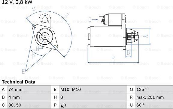 BOSCH 0 986 029 200 - Стартер autosila-amz.com