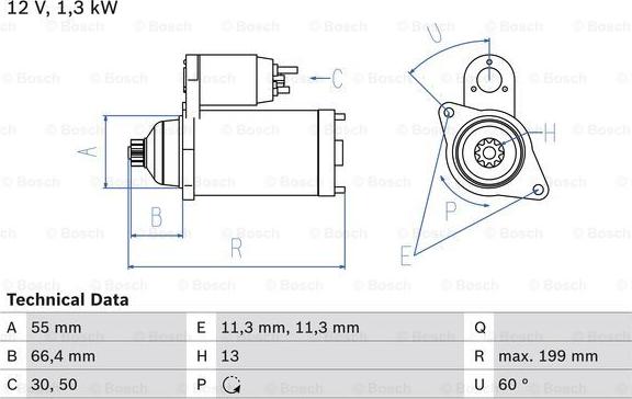 BOSCH 0 986 025 340 - Стартер autosila-amz.com