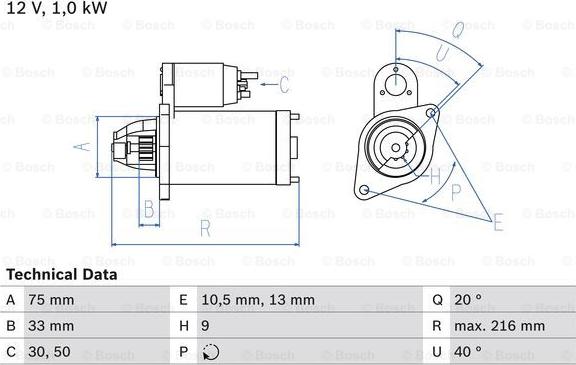 BOSCH 0 986 025 740 - Стартер autosila-amz.com