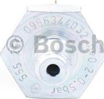 BOSCH 0 986 344 032 - Датчик, давление масла autosila-amz.com