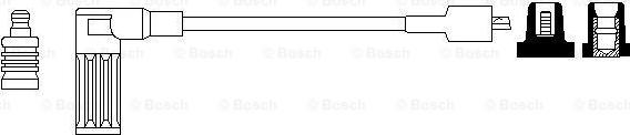 BOSCH 0 986 356 207 - Провод зажигания autosila-amz.com