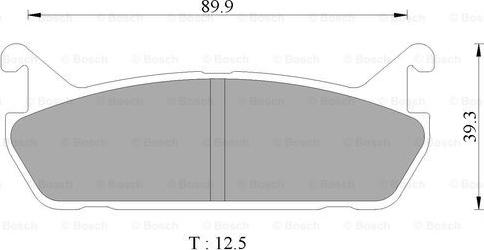 BOSCH 0 986 AB9 041 - Тормозные колодки, дисковые, комплект autosila-amz.com