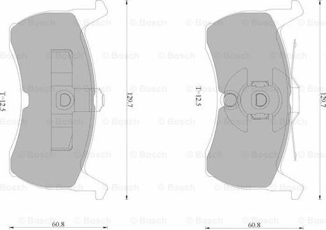 BOSCH 0 986 AB9 022 - Тормозные колодки, дисковые, комплект autosila-amz.com