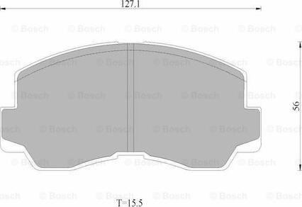 BOSCH 0 986 AB9 229 - Тормозные колодки, дисковые, комплект autosila-amz.com