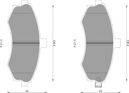 BOSCH 0 986 AB1 694 - Тормозные колодки, дисковые, комплект autosila-amz.com