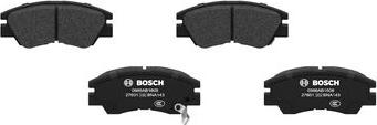 BOSCH 0 986 AB1 608 - Тормозные колодки, дисковые, комплект autosila-amz.com