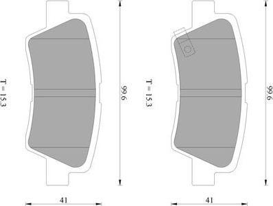 BOSCH 0 986 AB1 157 - Тормозные колодки, дисковые, комплект autosila-amz.com