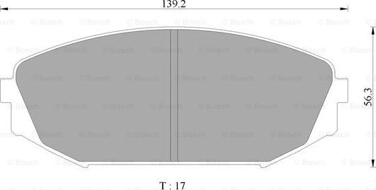 BOSCH 0 986 AB2 499 - Тормозные колодки, дисковые, комплект autosila-amz.com