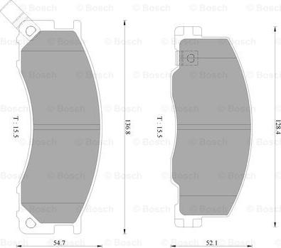 BOSCH 0 986 AB2 475 - Тормозные колодки, дисковые, комплект autosila-amz.com