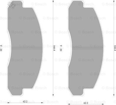 BOSCH 0 986 AB2 348 - Тормозные колодки, дисковые, комплект autosila-amz.com