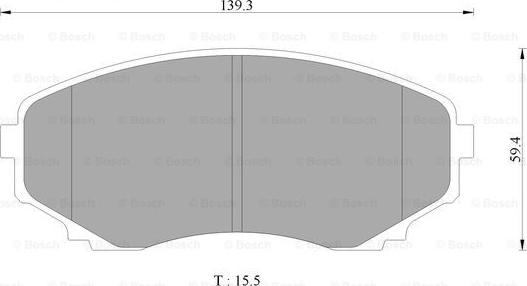 BOSCH 0 986 AB2 358 - Тормозные колодки, дисковые, комплект autosila-amz.com