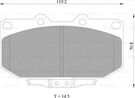 BOSCH 0 986 AB2 280 - Тормозные колодки, дисковые, комплект autosila-amz.com