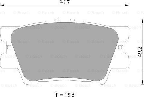 BOSCH 0 986 AB2 271 - Тормозные колодки, дисковые, комплект autosila-amz.com