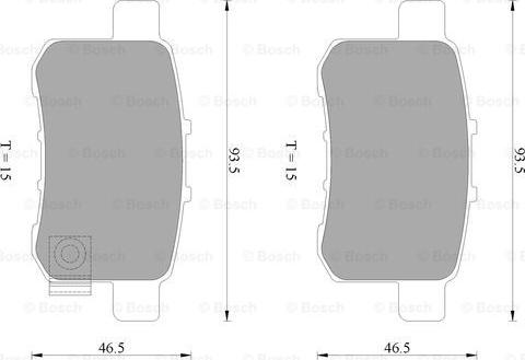 BOSCH 0 986 AB2 273 - Тормозные колодки, дисковые, комплект autosila-amz.com